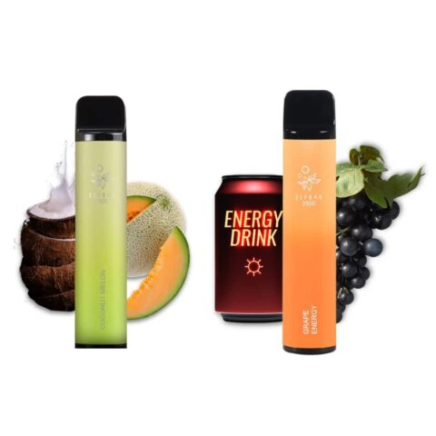 Kit e-liquide elfbar 2500 puff 2% nicotine désormais disponible avec huile cbd en france à l'achat.