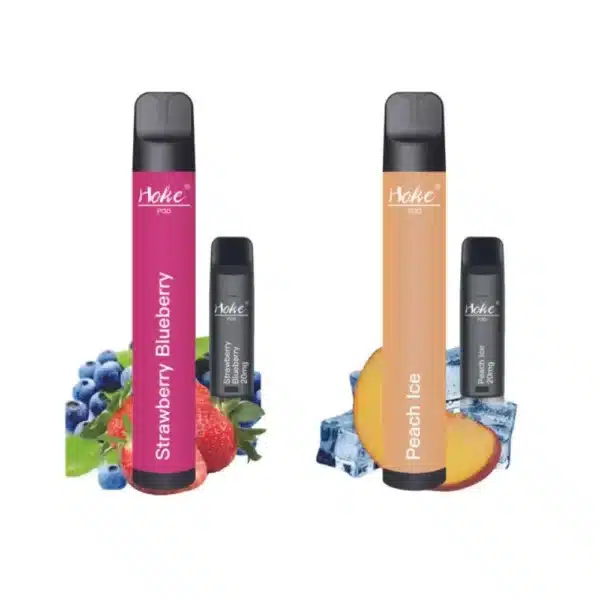 A hoke pod starter kit 800 puff 2% nicotine e-cigarette available to buy in france.