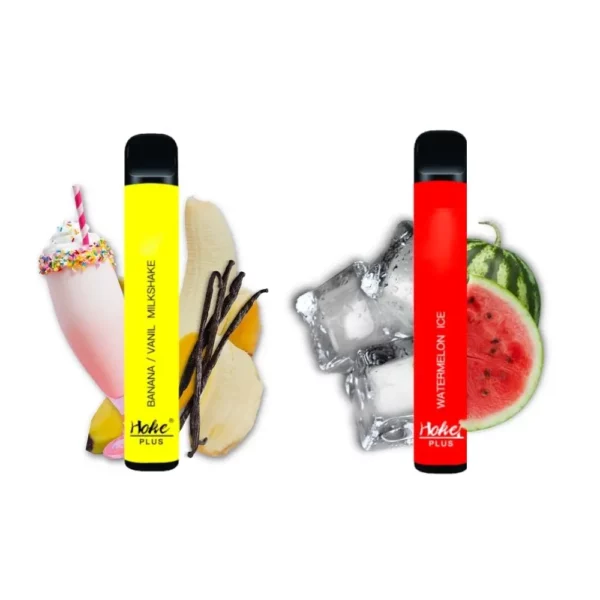 Un e-liquide aromatisé à 0 ou 2% de nicotine, disponible en hoke plus 800 puff et adapté aux amateurs de cbd.