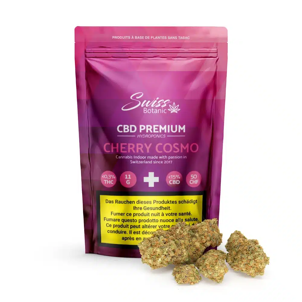 Cherry Cosmo indoor CBD flowers - Swiss Botanic
