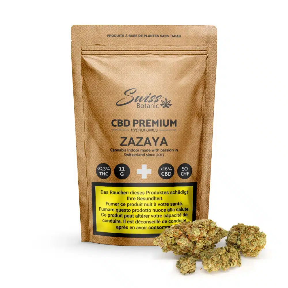 Zazaya indoor CBD flowers - Swiss Botanic