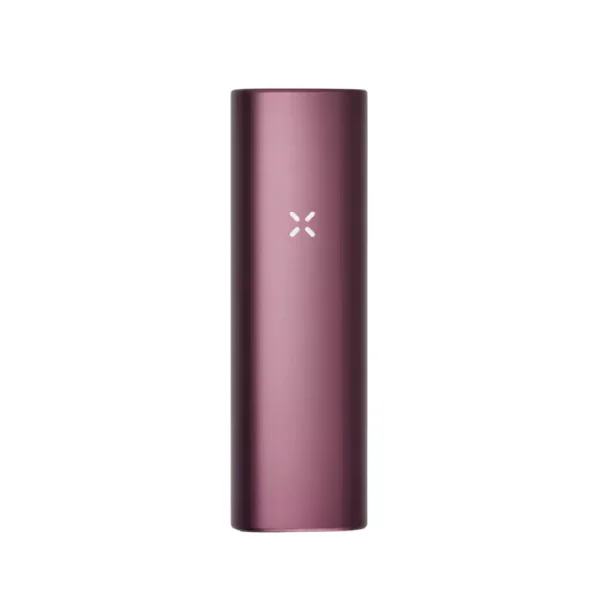 A purple pax 3 vaporizer featuring cbd oil on a white background.