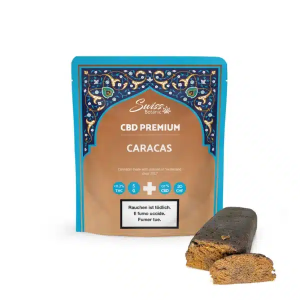 Un sachet de caracas hash cbd premium