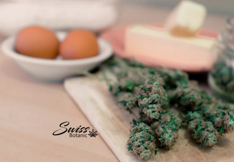 Cbd recipes: enjoy the benefits of cannabidiol in the kitchen 3 A cutting board with a bunch of cbd plants on it.
